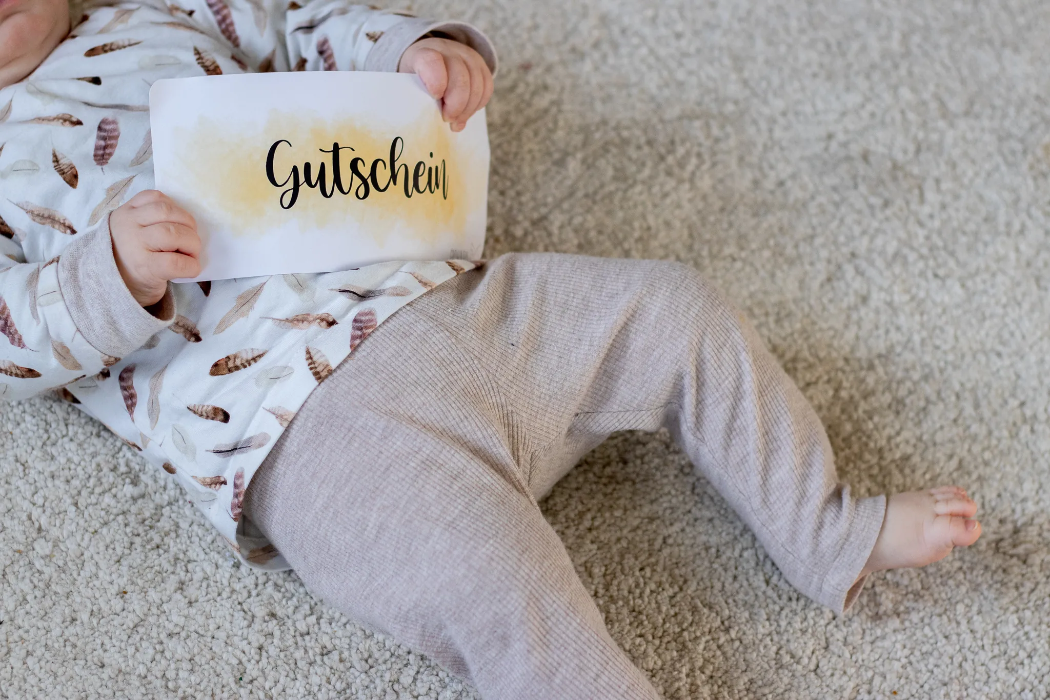 Gutschein selbstgenähte Kinderkleidung GROW & FLY