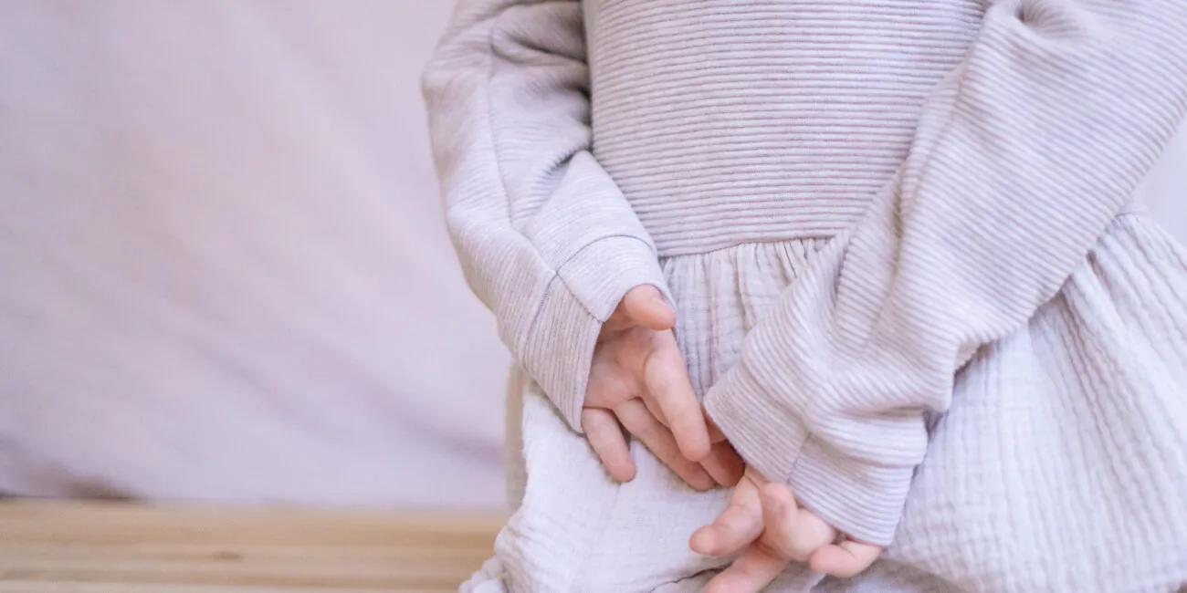 Handgefertigte Kinderkleidung Musselin Kleid