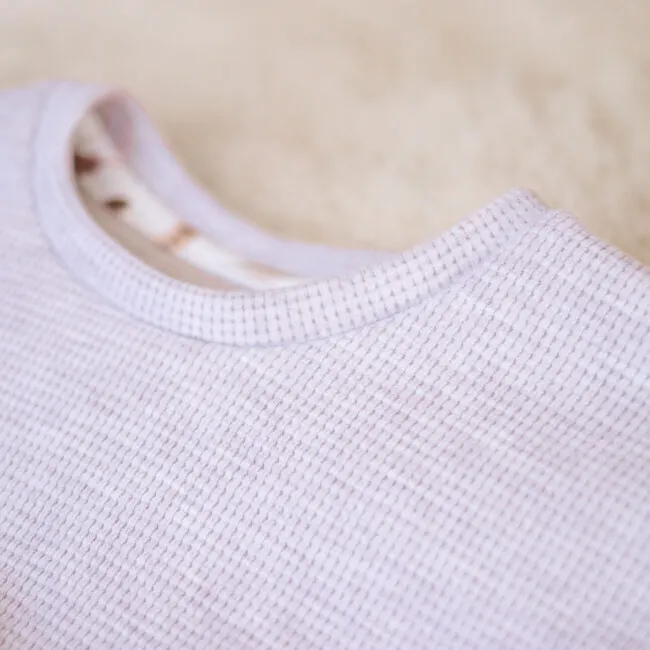 Handmade Kindermode Waffelstrick GROW & FLY