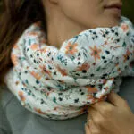 Musselinhalstuch für Damen selbstgenäht GROW & FLY